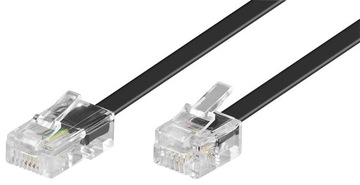 Кабель-адаптер RJ45 RJ11, 7,5 м, черный