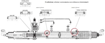 Ремкомплект рейки Audi A4 B8 ZF