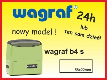 Штамп Wagraf 4 с 1-8 строк ШАНС!