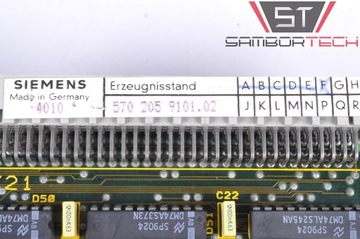 SIEMENS CARD 6FX1120-5BA01 SINUMERIK 6FX11205BA01, 570 205 9101.02,