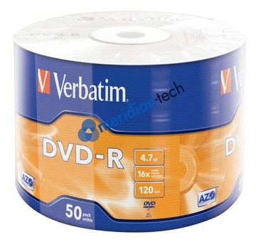 VERBATIM DVD-R диски 4.7Гб 16х 50шт самые дешевые!!