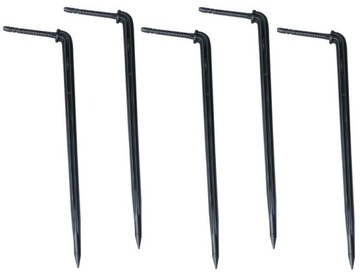 Kroplownik patykowy kątowy 2,2l/h ze wtykiem na wąż 3x5mm 25SZT DSK-2102L