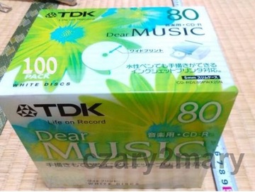 TDK CD-R Music Printable Made in Japan, конверт для компакт-дисков, 5 шт.