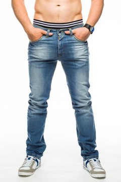 SPODNIE MĘSKIE VANKEL JEANS - 620 - 92CM L32