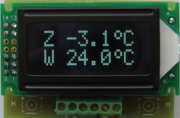 ДВУХПАНЕЛЬНЫЙ ТЕРМОМЕТР от -55 до 125°C (BZ)