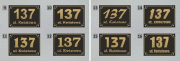 АДРЕСНАЯ ТАБЛИЧКА. Номер дома 30 х 21 см.
