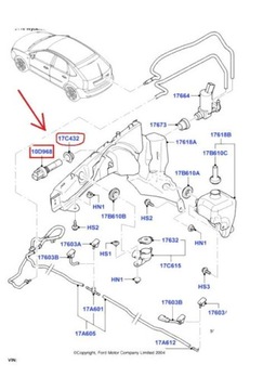 ДАТЧИК УРОВНЯ ЖИДКОСТИ FORD FOCUS MK2 C-MAX MK1