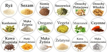 ЭТИКЕТКИ НАКЛЕЙКИ для СПЕЦИЙ КОНТЕЙНЕРЫ для банок до 142 шт.