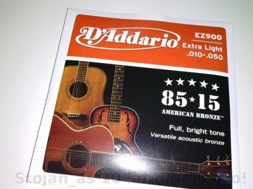 струны акустической гитары D'Addario WARM SOUNDS