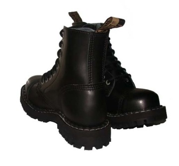 Стальные 8 отверстий Boots High Black Model 113/114/с размером кожи 39