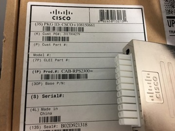 Кабель питания Cisco CAB-RPS2300