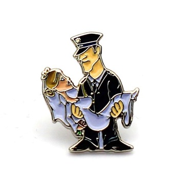 Свадебный значок FIREMAN'S WEDDING, элегантный значок PINS