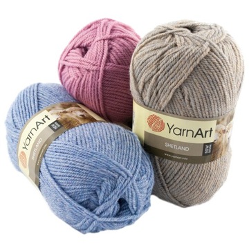 Пряжа YarnArt Shetland 502