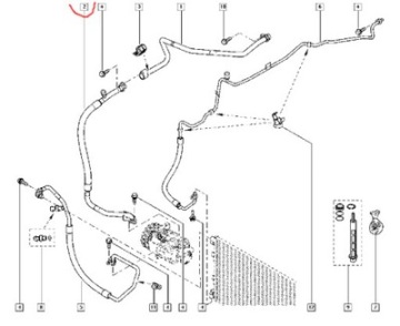 фото thumb №2, Шланг кондиціонер kopmresora renault master 2.3 dci