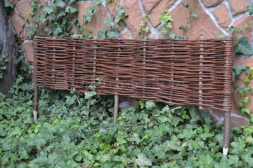 WICKER PALISADE Забор 30/120 с плетеной кромкой