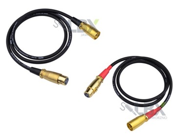 2 x XLR «папа» - 2 x XLR «мама» Балансное межсоединение Klotz 2 x 2 м