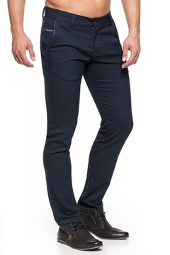 SPODNIE MĘSKIE CHINOSY VANKEL JEANS 028 - 100cmL32