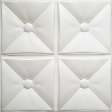 НАСТЕННЫЕ ПАНЕЛИ БЕЛЫЕ КАССЕТНЫЕ ПОТОЛОЧНЫЕ ПОДГОЛОВНИКИ 3D ДЕКОР С ОБЪЕМНЫМ ЭФФЕКТОМ