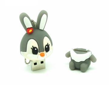 НАКОПИТЕЛЬ USB 32 ГБ GREY BUNNY RABBIT BUNNY