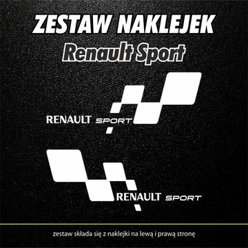 Набор наклеек Renault Sport 38см x 15см