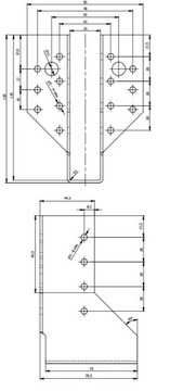 СОЕДИНИТЕЛЬ КРОНШТЕЙНА БАЛКИ WB1 25x118 СЕРТИФИКАТ