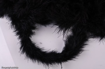 Шарф из перьев марабу Feathers, диаметр примерно 5-7 см х 1 метр, 3 цвета на выбор.