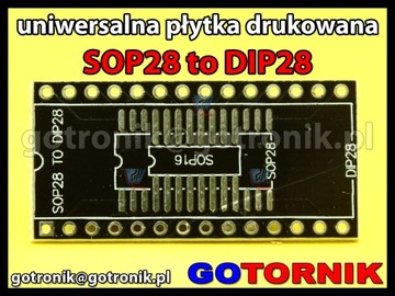 Универсальная печатная плата SOP28 - DIP28 PCB-067