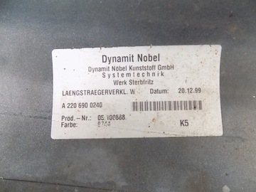 фото thumb №14, Планка пороговая правая - mercedes s-klasa w220 k744