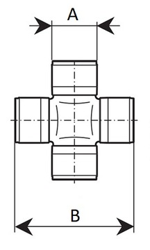 15x40 Крестовина вала