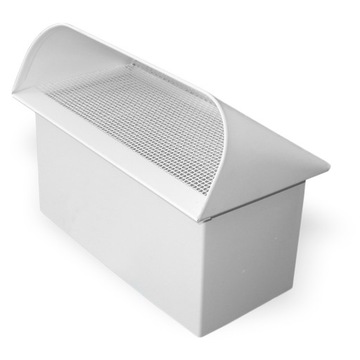 Czerpnia wyrzutnia prostokątna biała 200x90mm