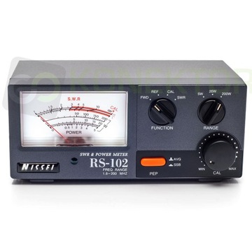 NISSEI RS102 MIERNIK SWR/POWER do anten 1.8-200MHz