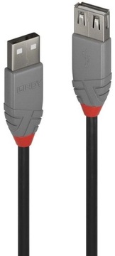 УДЛИНИТЕЛЬ USB 2.0 ТИПА А LINDY 36700 0,2М