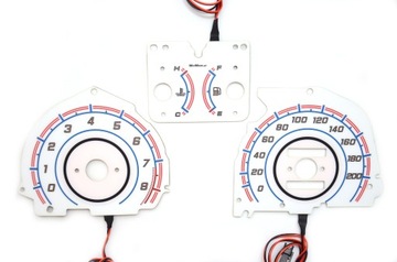 Honda CRX 1988-1990 Indiglo счетчик циферблатов, рисунок 2