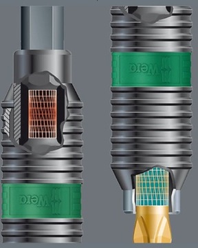 Алмазные насадки Wera для отверток Ph2 10 шт.