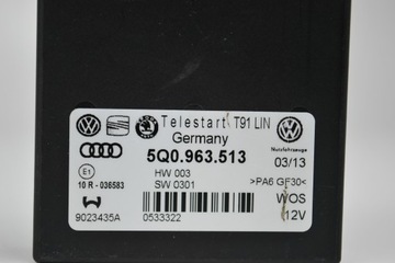 Контроллер Webasto VW Golf Passat Skoda 5Q0963513