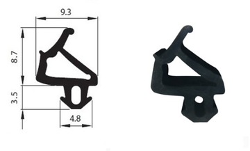 Uszczelki do okna okien okienne PCV S-1386 PLASTMO