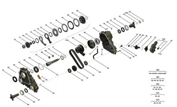 NOWA FLANSZA REDUKTOR ATC400 BMW X3 E83 xDrive