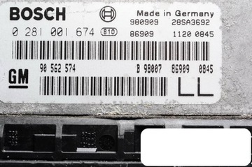 фото thumb №6, Компьютер opel astra 0281001674 90562574