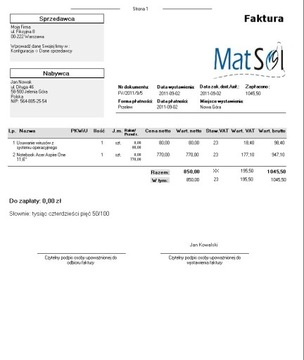 мФактура Склад 7, выставление счетов со склада