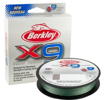 Berkley Plecionka X9 150m 0,10mm 9kg Zielona
