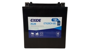 EXIDE BIKE MF AGM АККУМУЛЯТОР YTX20CH-BS 12В 18Ач