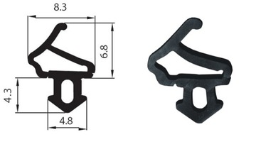 Uszczelki do okna okien okienne S-1172 ALUPLAST