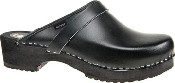 Сабо Classic CLOG, кожа, черный 42