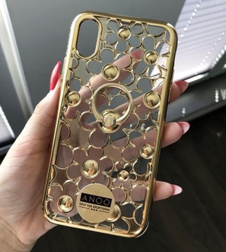 Чехол ANNO RING ЧЕРНЫЙ для iPhone 6 X Swarovski