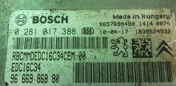 фото thumb №2, Citroen c3 ii 1,4hdi компьютер 0281017388 966698688