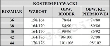 КУПАЛЬНЫЙ КОСТЮМ AQUA купальник БЛАНКА водолазка 36