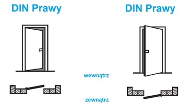 Zamek antypaniczny D, NEMEF 9672/08, 92/30mm PRAWY