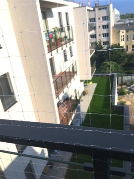 ZESTAW SIATKA PRZECIW PTAKOM BALKON 2x3 NIEWIDOCZN