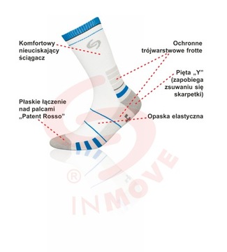 РАЗМЕР СПОРТИВНЫХ НОСКОВ RUNNER SILVER DEO. 41-43