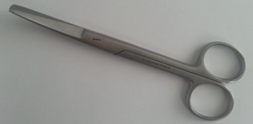 NOŻYCZKI CHIRURGICZNE OPERACYJNE ZAGIĘTE 18cm O/T